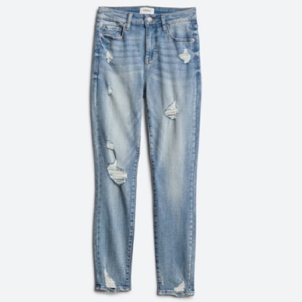 Pistola Ariana High Rise Distressed Skinny jeans